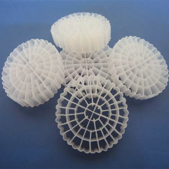 Supporti Mbbr in plastica colorata per impianti di trattamento delle acque reflue