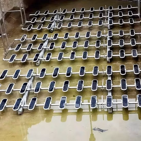 Diffusore a piastre a bolle fini per il trattamento delle acque reflue industriali Aeratore a piastre da 650 * 150 mm